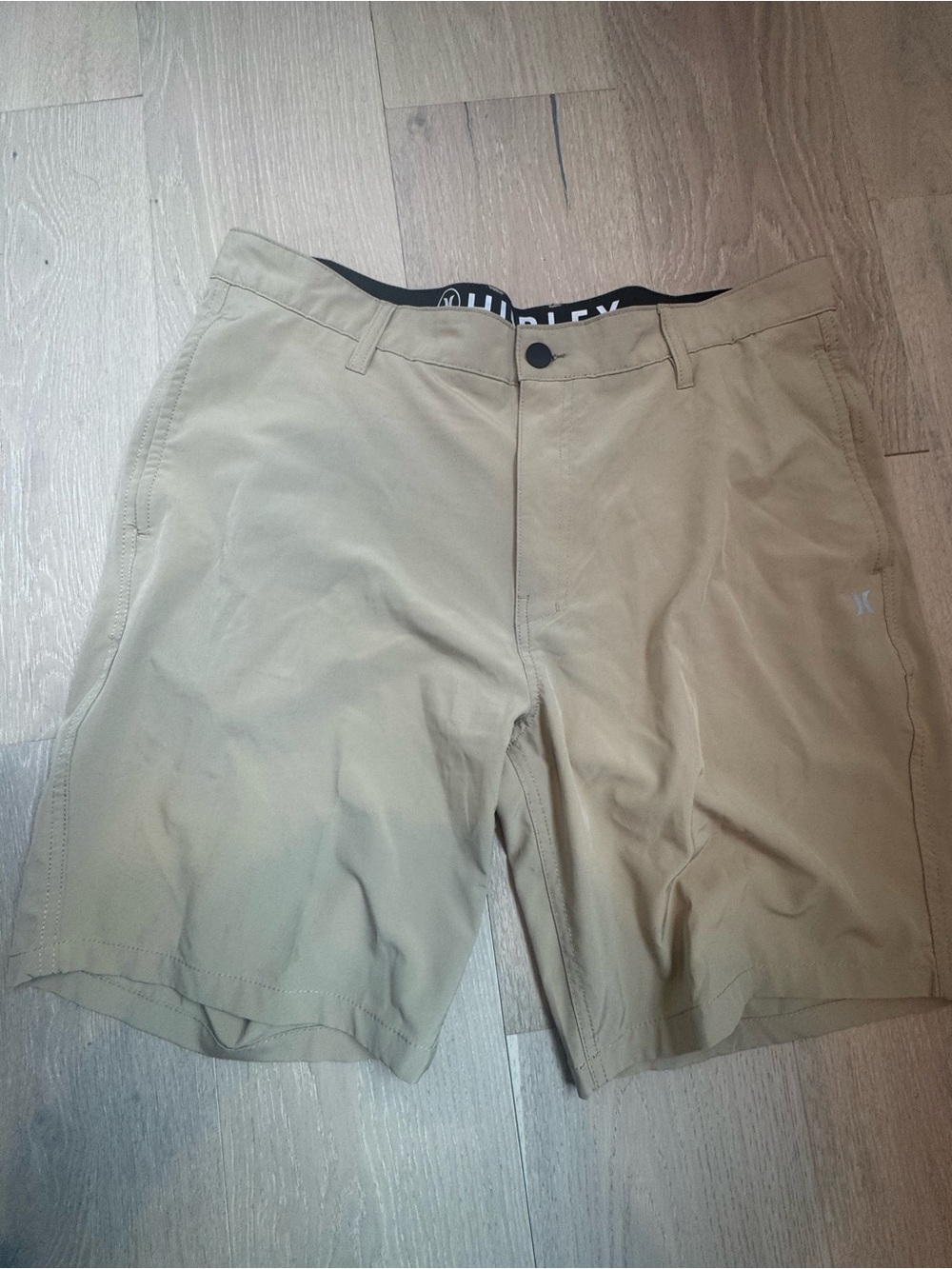 Hurley Men's Khaki Tan Chino-Style Hybrid Shorts